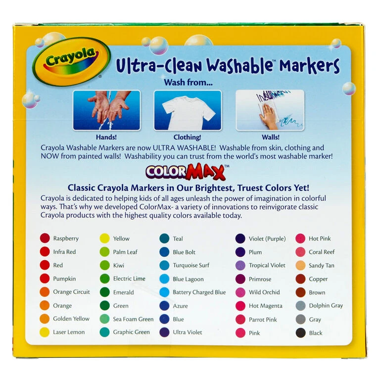 Crayola Washable Markers, 40-Count - Image 3