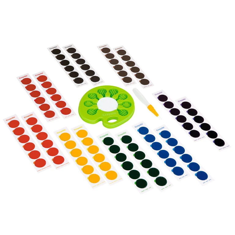 Crayola® Pop & Paint Washable Watercolor Palette - Image 2