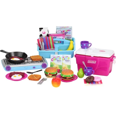 Sophia’s Cooler, Mugs And Grocery Food Set For 18'' Dolls, Hot Pink - Image 4