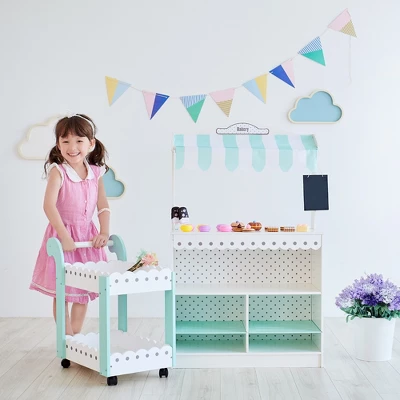 Teamson Kids My Dream Bakery Shop Dessert Stand White / Mint TD-13003A