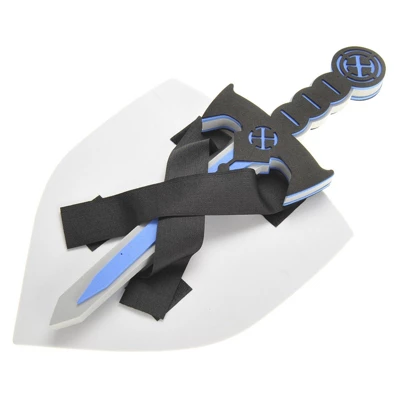 Insten 2 Pack Play Foam Swords & Shields For Kids, Pretend Ninja Warrior Or Knight - Image 6