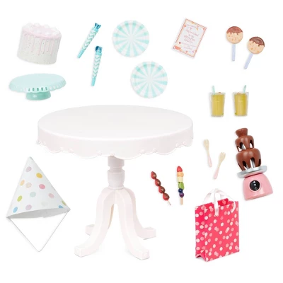 Our Generation Party Time Birthday Sweets Table Accessory Set For 18" Dolls - Image 5