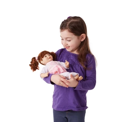 Melissa & Doug Standard Mine To Love Brianna 12" Soft Body Baby Doll - Image 6