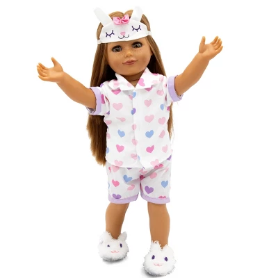 Playtime By Eimmie 18 Inch Doll With Clothing And Backpack Case Allie - Image 3