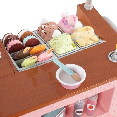 Our Generation Two Scoops Ice Cream Cart Accessory Set For 18" Dolls - Image 5