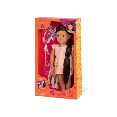 Our Generation Flora With Style Book 18" Hair Grow Doll - Image 4