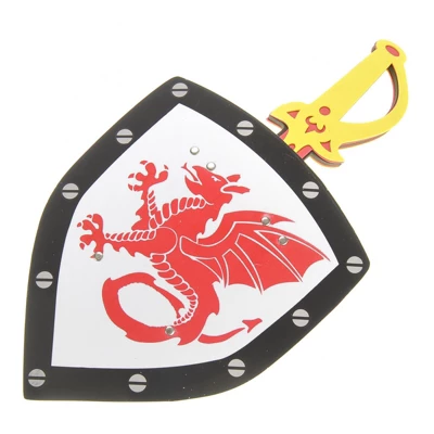 Insten 2 Pack Play Foam Swords & Shields For Kids, Pretend Ninja Warrior Or Knight - Image 2