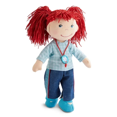 HABA Dress Set Jeans - Denim Pants And Blue Shirt For HABA 12" Soft Dolls - Image 2