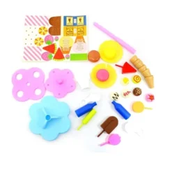 Insten 21 Piece Ice Cream Toys And Sweet Treats For Kids, Pretend Kitchen Accessories