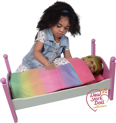 The New York Doll Collection 18 Inch Wooden Bed