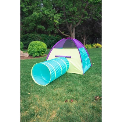 Pacific Play Tents Kids Neon Hide-Me Tent & Tunnel Combo - Image 4