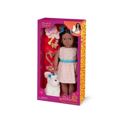 Our Generation Celeah & Confetti 18" Matching Doll & Pet Set - Image 5