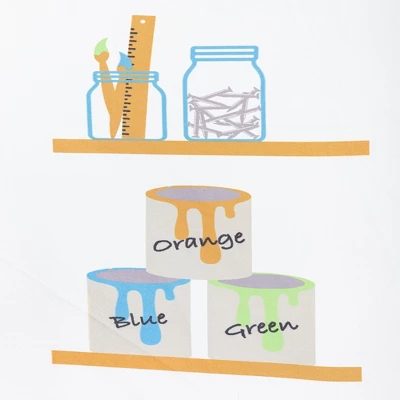 HearthSong 50-Inch Pretend-Play Fabric Garage And Tool Workshop With 19-Piece Pretend-Play Tool Set - Image 11