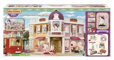 Calico Critters Town Series Grand Department Store Gift Set, Fashion Dollhouse Playset With Figure, Shops And Accessories - Image 6
