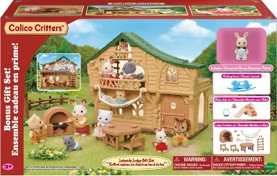 Calico Critters Lakeside Lodge Gift Set, Dollhouse Playset With Collectible Figure, Furniture And Accessories - Image 6