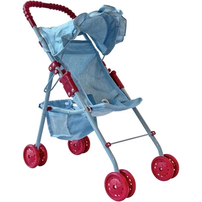 The New York Doll Collection Baby Doll Stroller - My First Toy Stroller For Kids - Image 12