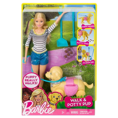 Barbie Walk And Potty Pup Doll And Playset - Image 10