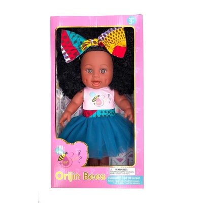 Orijin Bees Fro Zizzy 12" Baby Bee Doll - Black Hair With Brown Eyes - Image 4