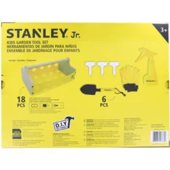 Red Tool Box Stanley Jr. DIY Garden Tool Set