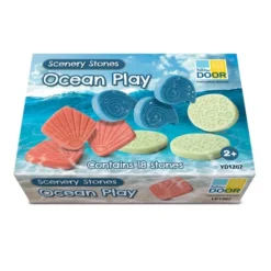 Yellow Door Scenery Stones – Ocean Play, Set Of 18