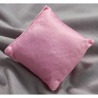 Badger Basket Scrollwork Metal Triple Doll Bunk Bed With Ladder And Bedding - Silver/Pink/Stars - Image 3