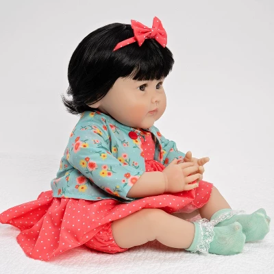 Paradise Galleries Reborn Baby Doll Kayo Hana 20 Inch Toddler - Black Hair/Brown Eyes - Image 5