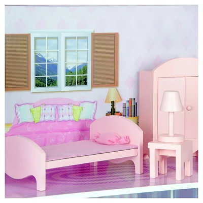 Teamson Kids Fancy Mansion Doll House With 13pcs Furniture - Image 8