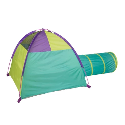 Pacific Play Tents Kids Neon Hide-Me Tent & Tunnel Combo - Image 3