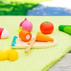 B. Toys Wooden Toy Vegetables - Chop 'n' Play