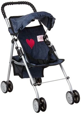The New York Doll Collection Baby Doll Stroller - My First Toy Stroller For Kids - Image 9