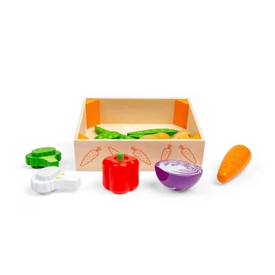 Bigjigs Toys Veg Crate Wooden Role Play Toy