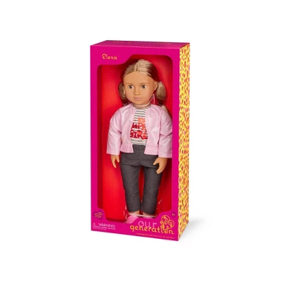 Our Generation Elena 18" Fashion Doll With Jacket & Super Girl Top - Image 3