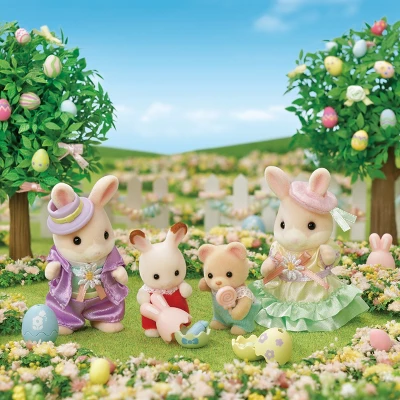 Calico Critters Easter Celebration Set, Limited Edition Dollhouse Playset With 2 Collectible Figures And Accessories - Image 2