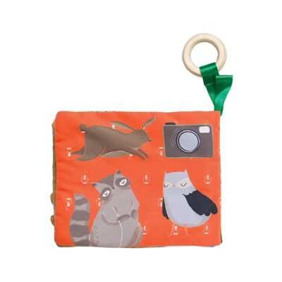 Manhattan Toy Camp Acorn Soft Photo Book Baby Toy - Image 3