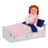 Our Generation Starry Slumbers Platform Bed Furniture Accessory Set For 18" Dolls