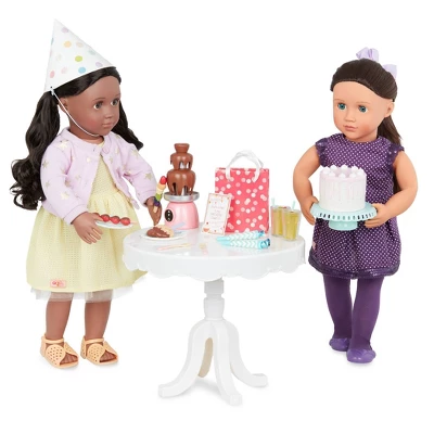 Our Generation Party Time Birthday Sweets Table Accessory Set For 18" Dolls - Image 2