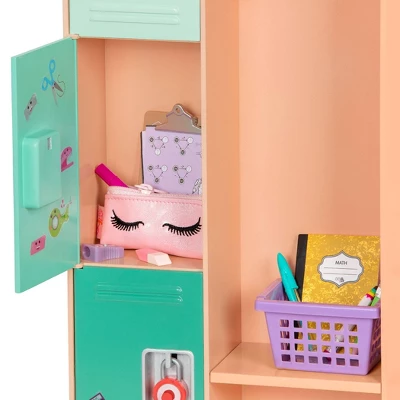 Our Generation Classroom Cool School Locker Accessory Set For 18" Dolls - Image 4