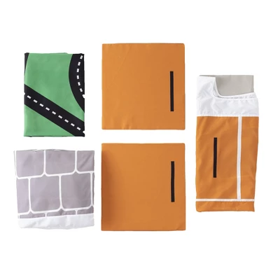 HearthSong 50-Inch Pretend-Play Fabric Garage And Tool Workshop With 19-Piece Pretend-Play Tool Set - Image 9