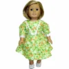 Doll Clothes Superstore Matching Girls And Doll Green Dress Size 4 On Sale Great Price