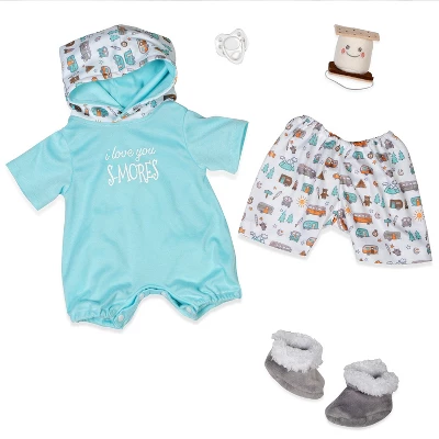 Paradise Galleries Reborn Baby Doll I Love You S-Mores 20 Inch Baby Doll - Brown Hair/Blue Gray Eyes - Image 4