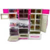 Link Little Princess Modern Kitchen Mini Kitchen Playset Comes With Refrigerator, Stove, And Microwave