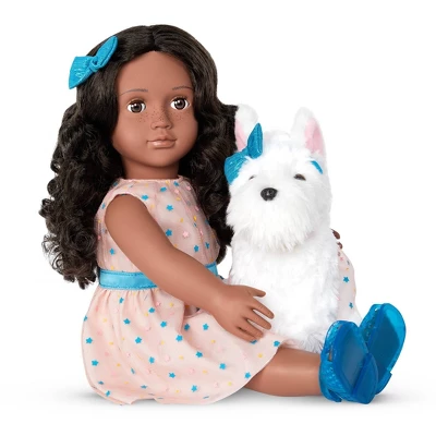 Our Generation Celeah & Confetti 18" Matching Doll & Pet Set - Image 3