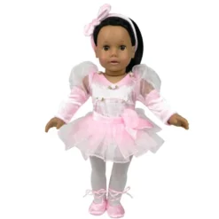Sophia’s 5 Piece Ballet Recital Costume Set For 18'' Dolls, Pink