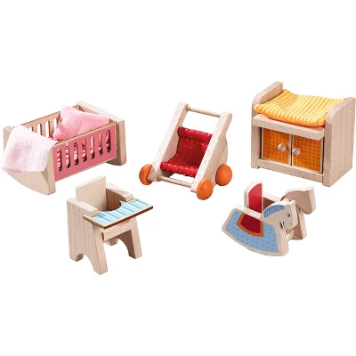 HABA Little Friends Children's Nursery Room - Dollhouse Furniture For 4" Bendy Dolls - Image 3