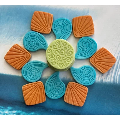 Yellow Door Scenery Stones โ Ocean Play, Set Of 18 - Image 2