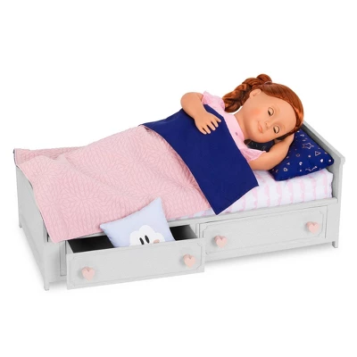 Our Generation Starry Slumbers Platform Bed Furniture Accessory Set For 18" Dolls - Image 2