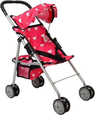 The New York Doll Collection Baby Doll Stroller - My First Toy Stroller For Kids - Image 7