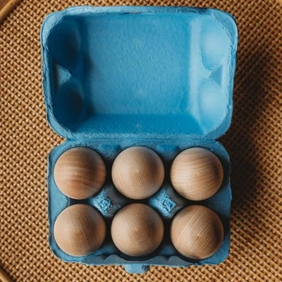 Bella Luna Wooden Easter Eggs In Carton (Made In The USA) - Image 5
