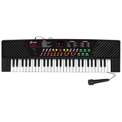 Costway 54 Keys Music Electronic Keyboard Kid Electric Piano Organ W/Mic & Adapter - Image 8