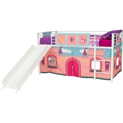 DHP Princess Castle Curtain Set For Loft Bed Pink - Dorel Home Products - Image 2
